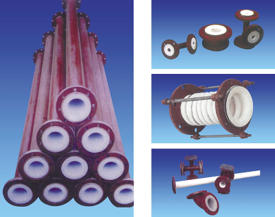 鋼襯聚四氟乙烯、聚丙烯復(fù)合管、管件